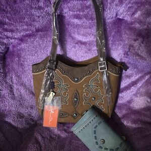 Montana west purse and wallet set New